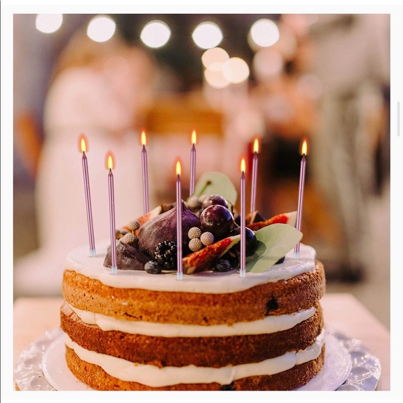 Candles-Long Thin Cake/Cupcake Candles Total 72 - Picture 4 of 13